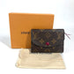 LOUIS VUITTON Ｍ41939 モノグラム ポルトモネ・ロザリ コンパクトウォレット 2つ折り財布 モノグラムキャンバス ユニセックス フューシャ ピンク