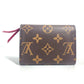LOUIS VUITTON Ｍ41939 モノグラム ポルトモネ・ロザリ コンパクトウォレット 2つ折り財布 モノグラムキャンバス ユニセックス フューシャ ピンク