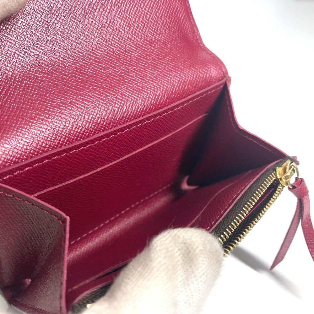 LOUIS VUITTON Ｍ41939 モノグラム ポルトモネ・ロザリ コンパクトウォレット 2つ折り財布 モノグラムキャンバス ユニセックス フューシャ ピンク
