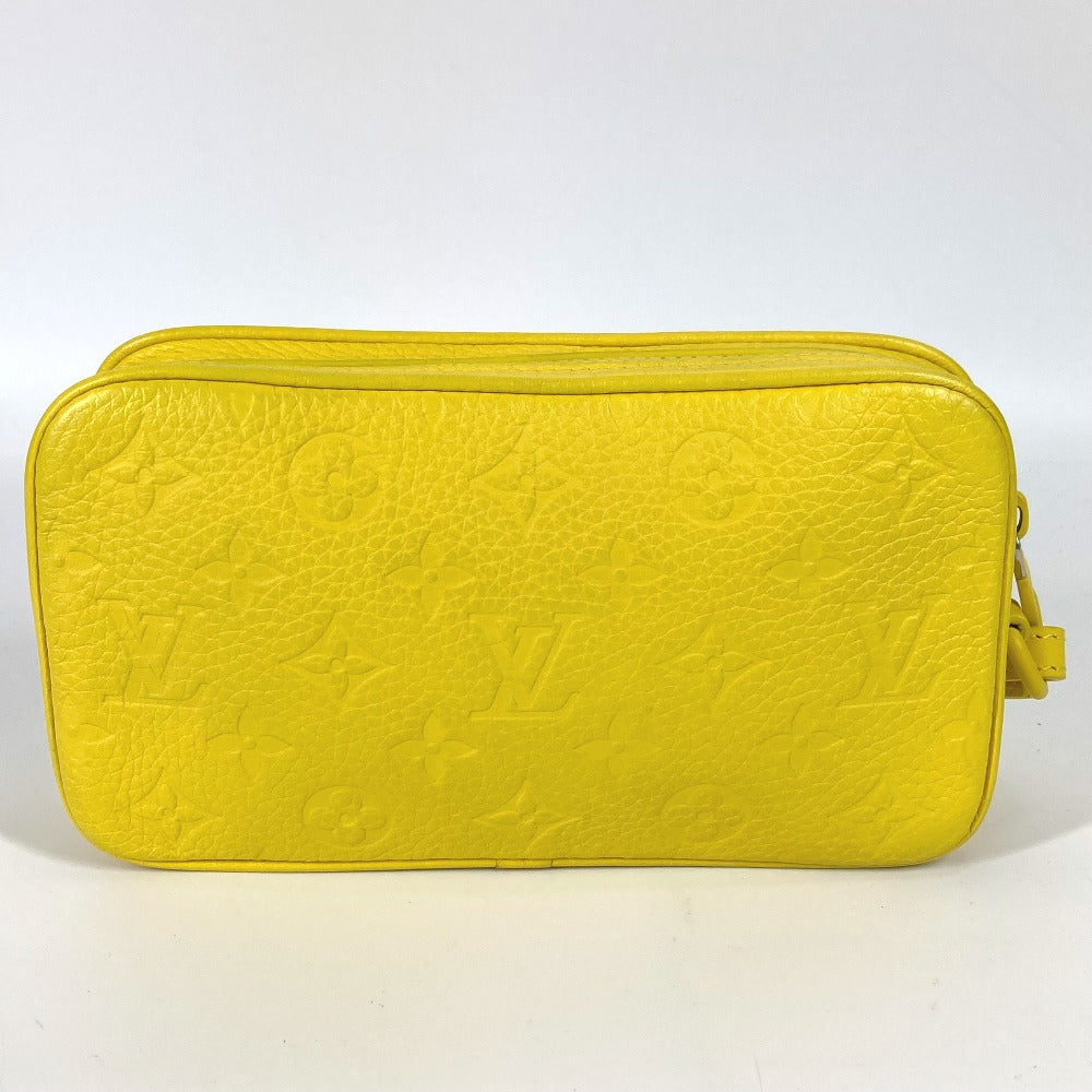 LOUIS VUITTON M53554  モノグラムアンプラント ポシェットヴォルガ セカンドバッグ カバン チェーン クラッチバッグ トリヨンレザー ユニセックス イエロー - brandshop-reference