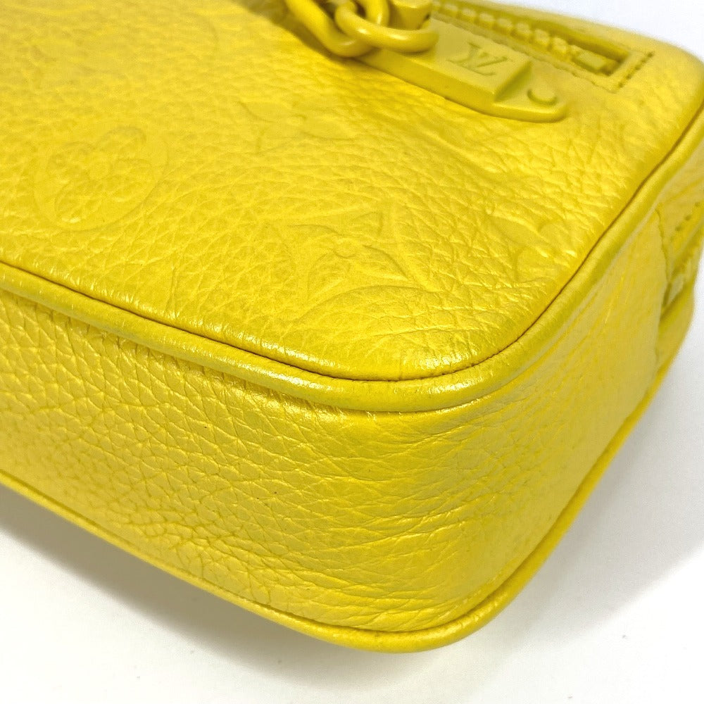 LOUIS VUITTON M53554  モノグラムアンプラント ポシェットヴォルガ セカンドバッグ カバン チェーン クラッチバッグ トリヨンレザー ユニセックス イエロー - brandshop-reference