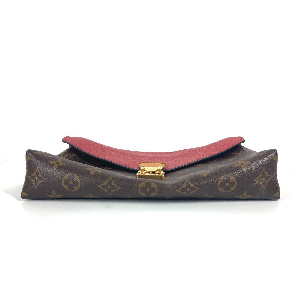 LOUIS VUITTON  M41201  モノグラム パラスチェーン  カバン Wチェーン 斜め掛け フラップ ショルダーバッグ モノグラムキャンバス レディース レッド - brandshop-reference