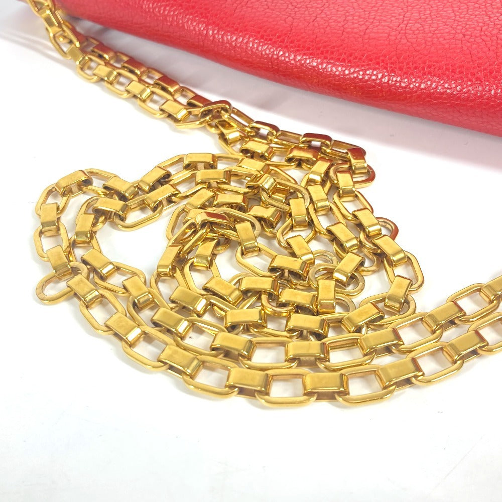 LOUIS VUITTON  M41201  モノグラム パラスチェーン  カバン Wチェーン 斜め掛け フラップ ショルダーバッグ モノグラムキャンバス レディース レッド - brandshop-reference