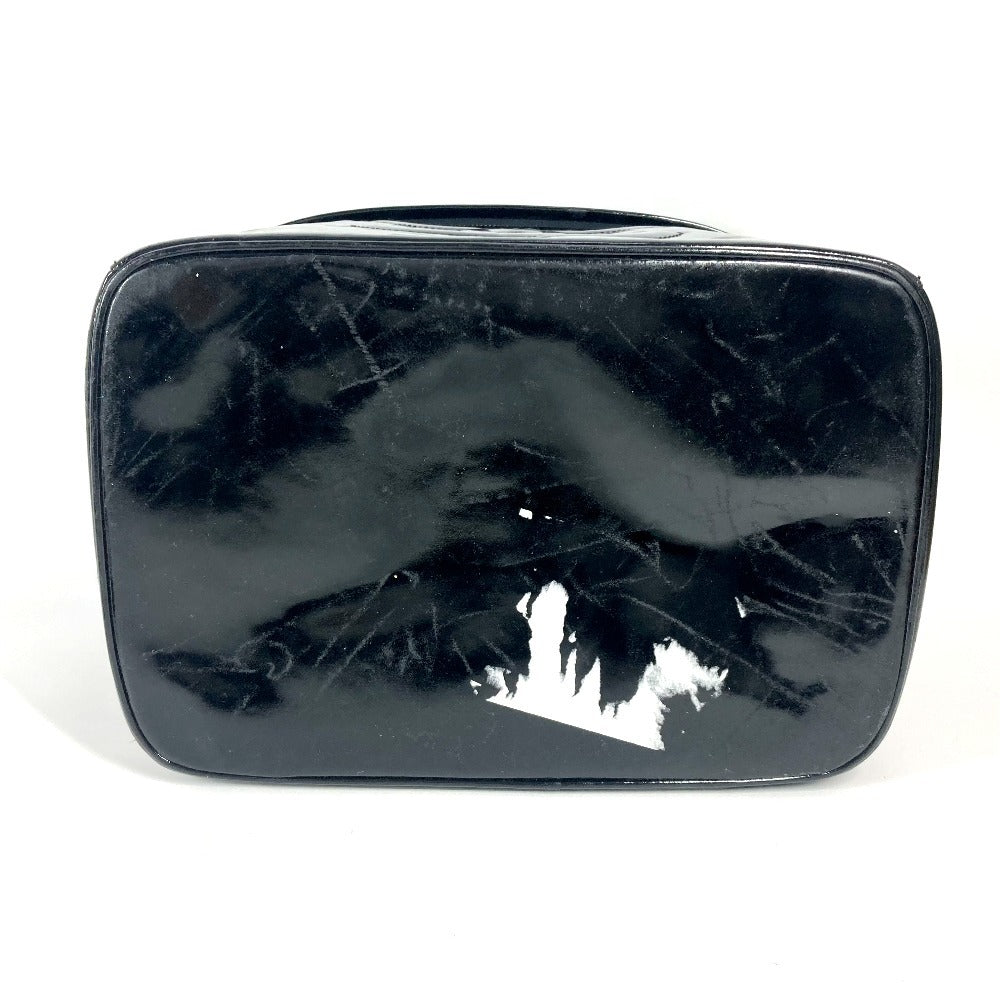 CHANEL ヴィンテージ CC ココマーク バニティバッグ 2WAYバッグ ショルダーバッグ カバン 肩掛け ハンドバッグ パテントレザー レディース ブラック - brandshop-reference