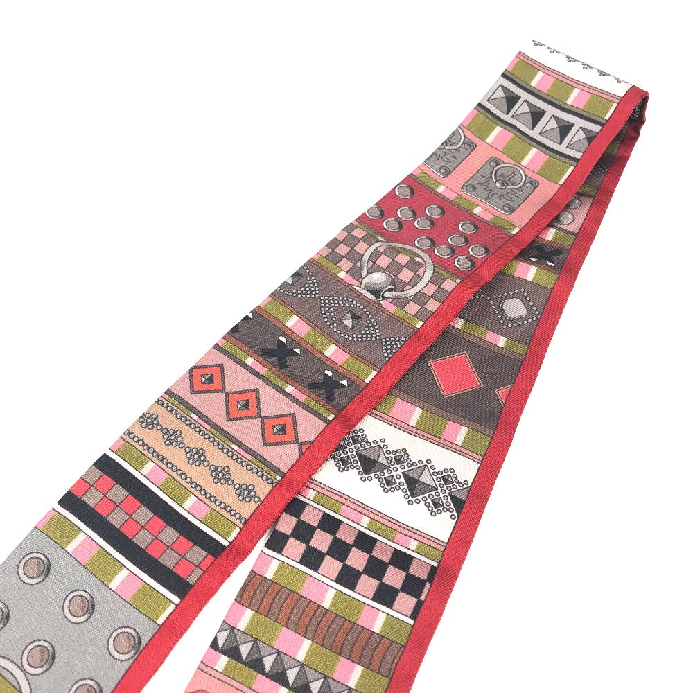 HERMES ツイリー ツィリー コリエドシアン バンドースカーフ スカーフ シルク レディース レッド - brandshop-reference