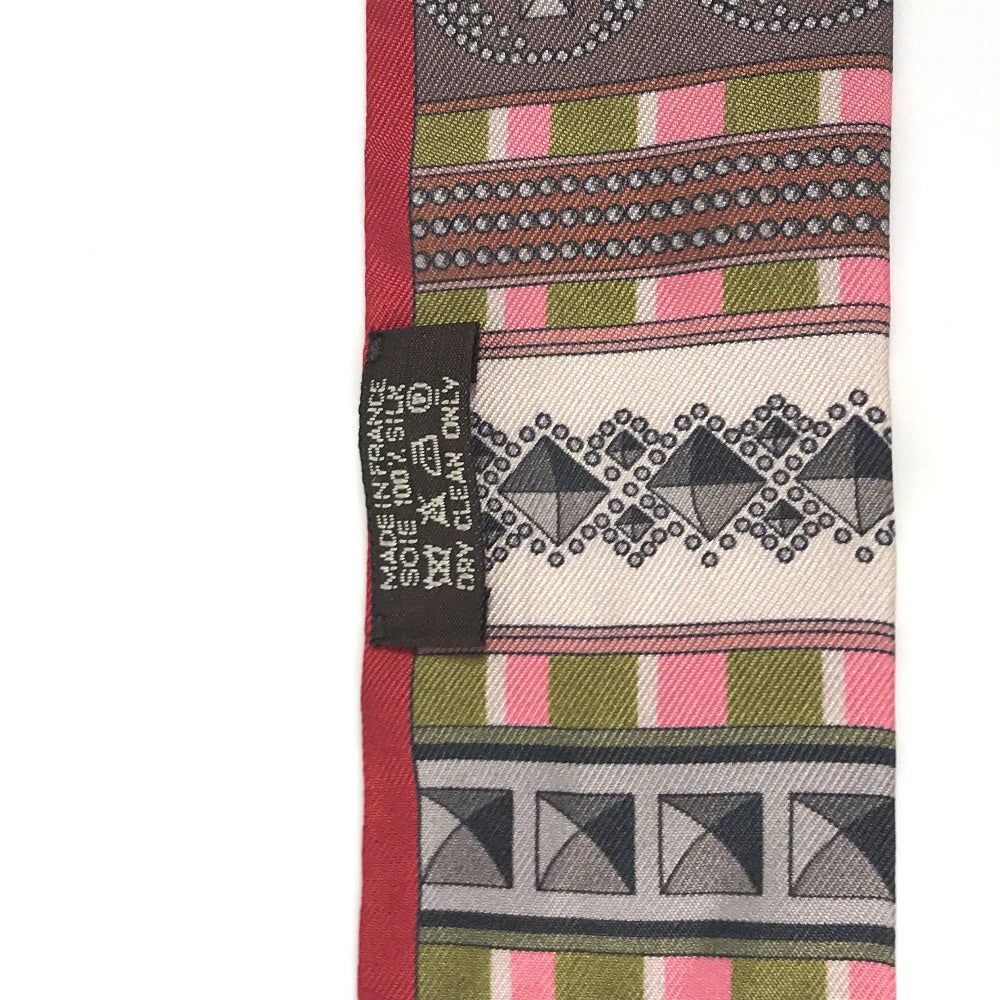 HERMES ツイリー ツィリー コリエドシアン バンドースカーフ スカーフ シルク レディース レッド - brandshop-reference