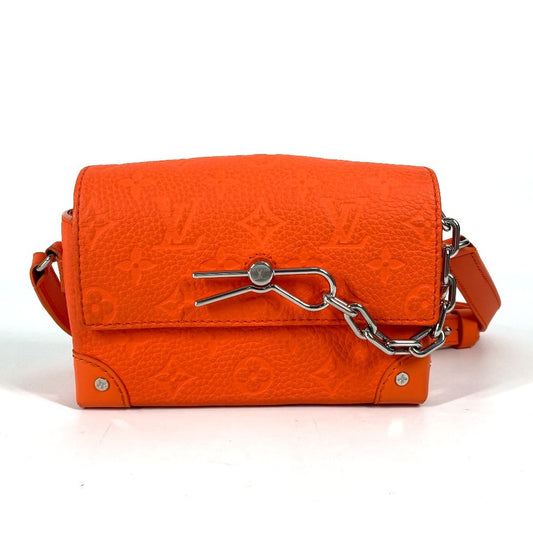 LOUIS VUITTON M82916 トリヨンモノグラム スティーマー ウェアラブル ウォレット カバン 斜め掛け ポシェット ショルダーバッグ トリヨンレザー レディース オレンジ - brandshop-reference