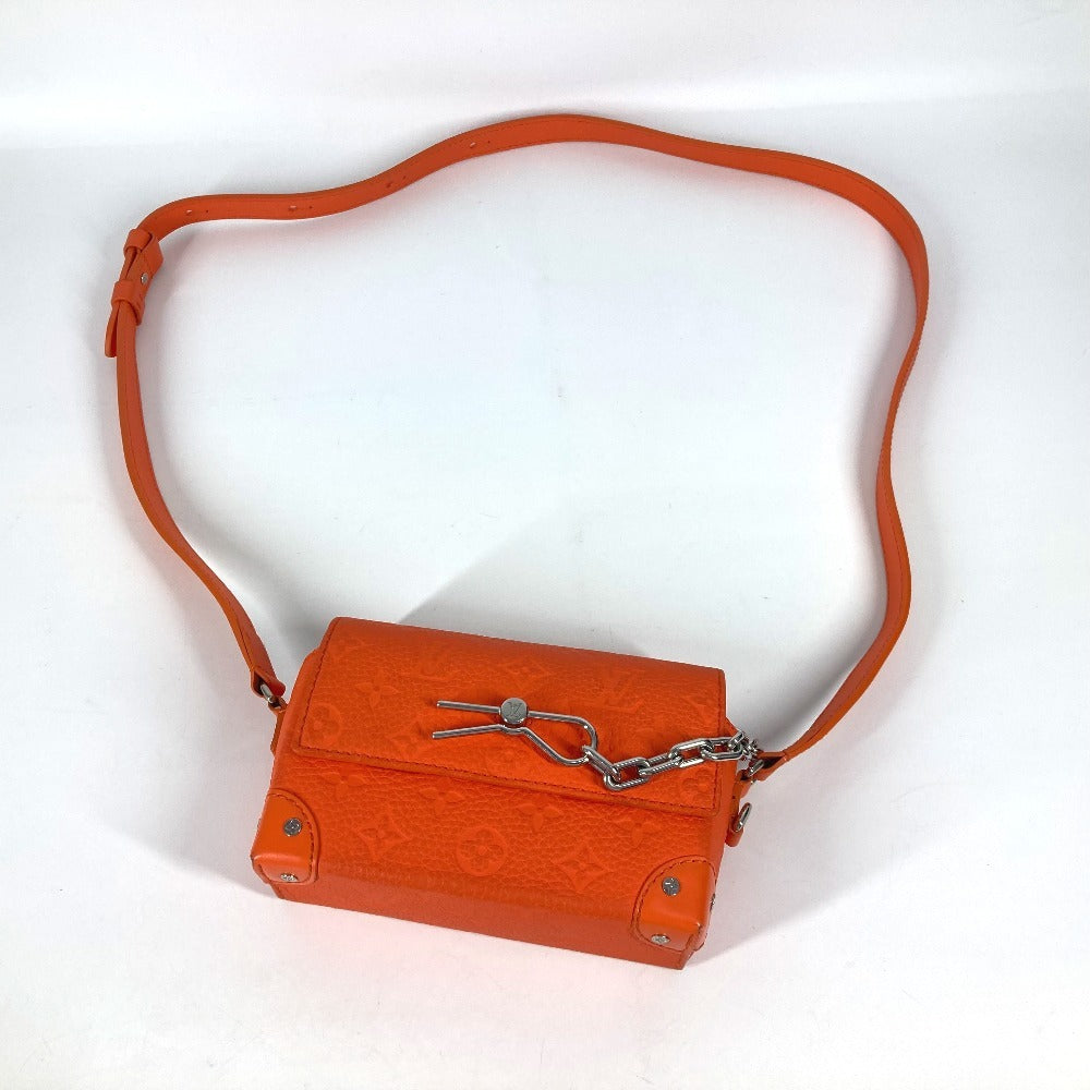 LOUIS VUITTON M82916 トリヨンモノグラム スティーマー ウェアラブル ウォレット カバン 斜め掛け ポシェット ショルダーバッグ トリヨンレザー レディース オレンジ - brandshop-reference