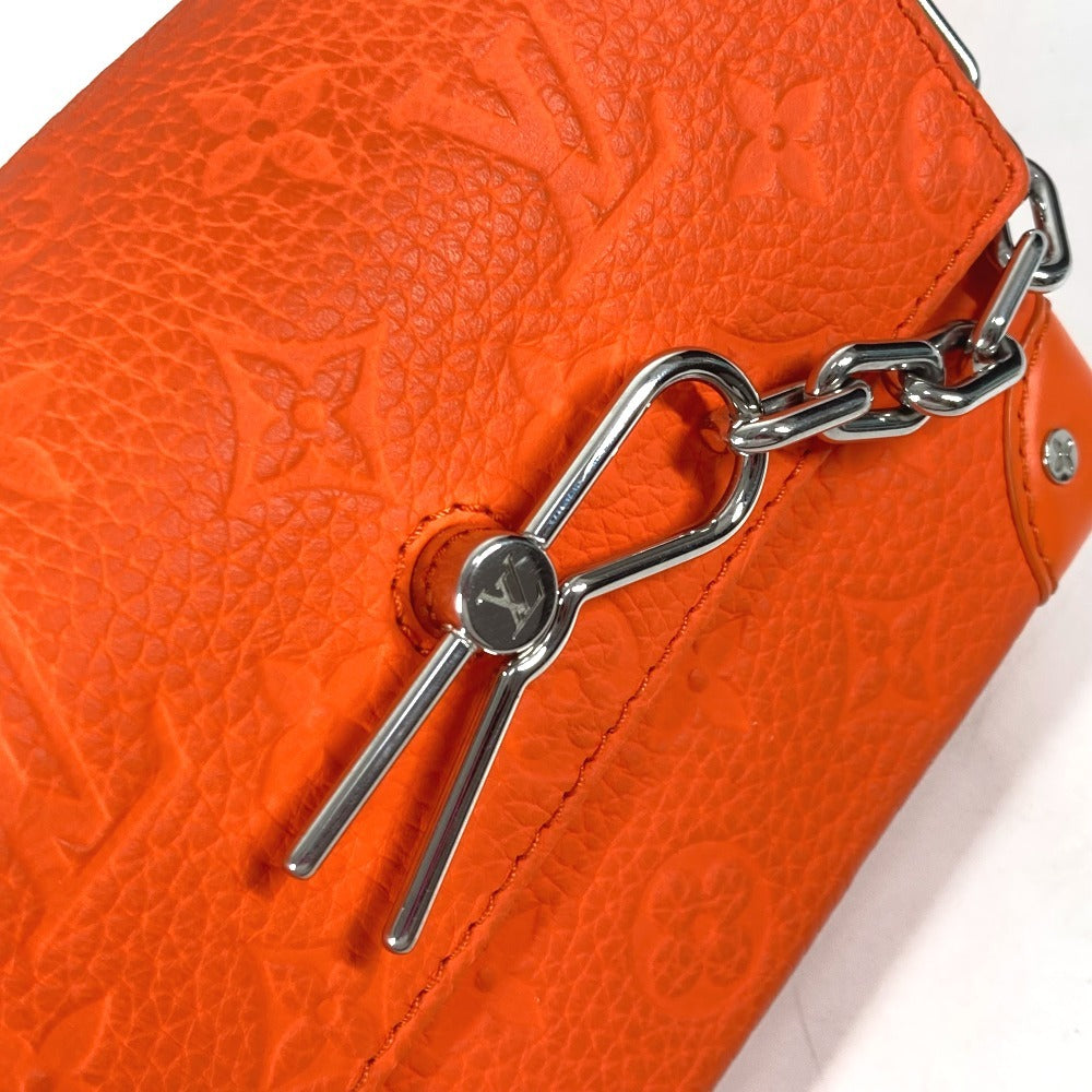 LOUIS VUITTON M82916 トリヨンモノグラム スティーマー ウェアラブル ウォレット カバン 斜め掛け ポシェット ショルダーバッグ トリヨンレザー レディース オレンジ - brandshop-reference