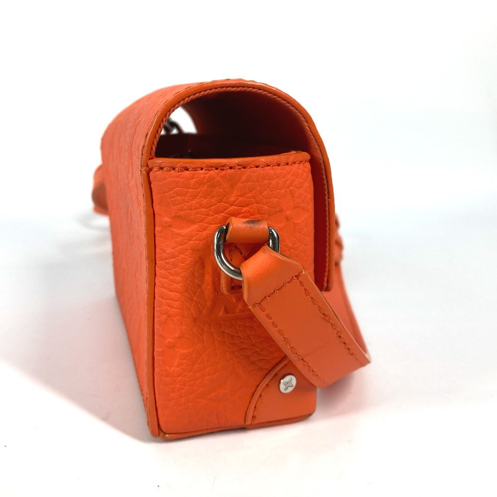 LOUIS VUITTON M82916 トリヨンモノグラム スティーマー ウェアラブル ウォレット カバン 斜め掛け ポシェット ショルダーバッグ トリヨンレザー レディース オレンジ - brandshop-reference