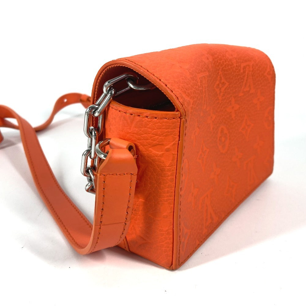 LOUIS VUITTON M82916 トリヨンモノグラム スティーマー ウェアラブル ウォレット カバン 斜め掛け ポシェット ショルダーバッグ トリヨンレザー レディース オレンジ - brandshop-reference