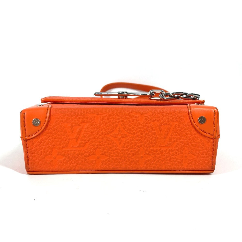 LOUIS VUITTON M82916 トリヨンモノグラム スティーマー ウェアラブル ウォレット カバン 斜め掛け ポシェット ショルダーバッグ トリヨンレザー レディース オレンジ - brandshop-reference