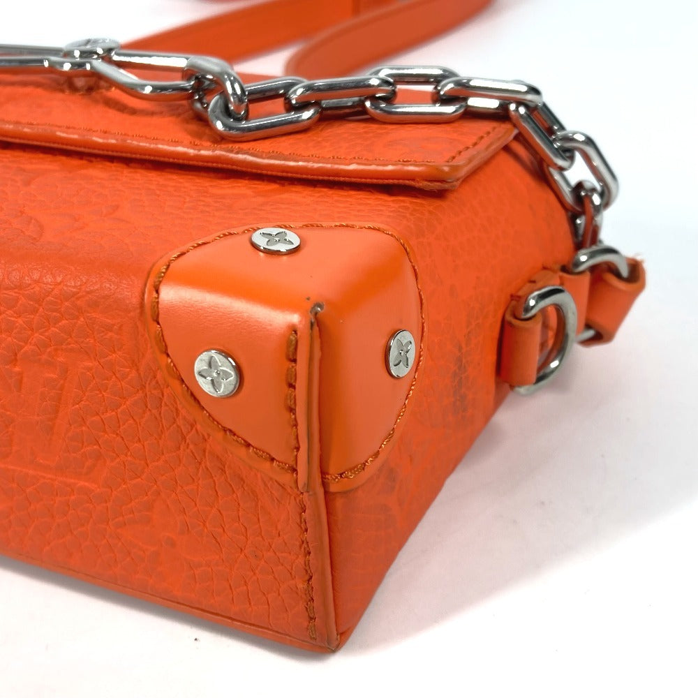LOUIS VUITTON M82916 トリヨンモノグラム スティーマー ウェアラブル ウォレット カバン 斜め掛け ポシェット ショルダーバッグ トリヨンレザー レディース オレンジ - brandshop-reference