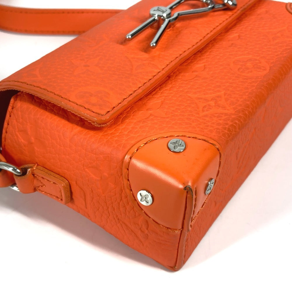 LOUIS VUITTON M82916 トリヨンモノグラム スティーマー ウェアラブル ウォレット カバン 斜め掛け ポシェット ショルダーバッグ トリヨンレザー レディース オレンジ - brandshop-reference