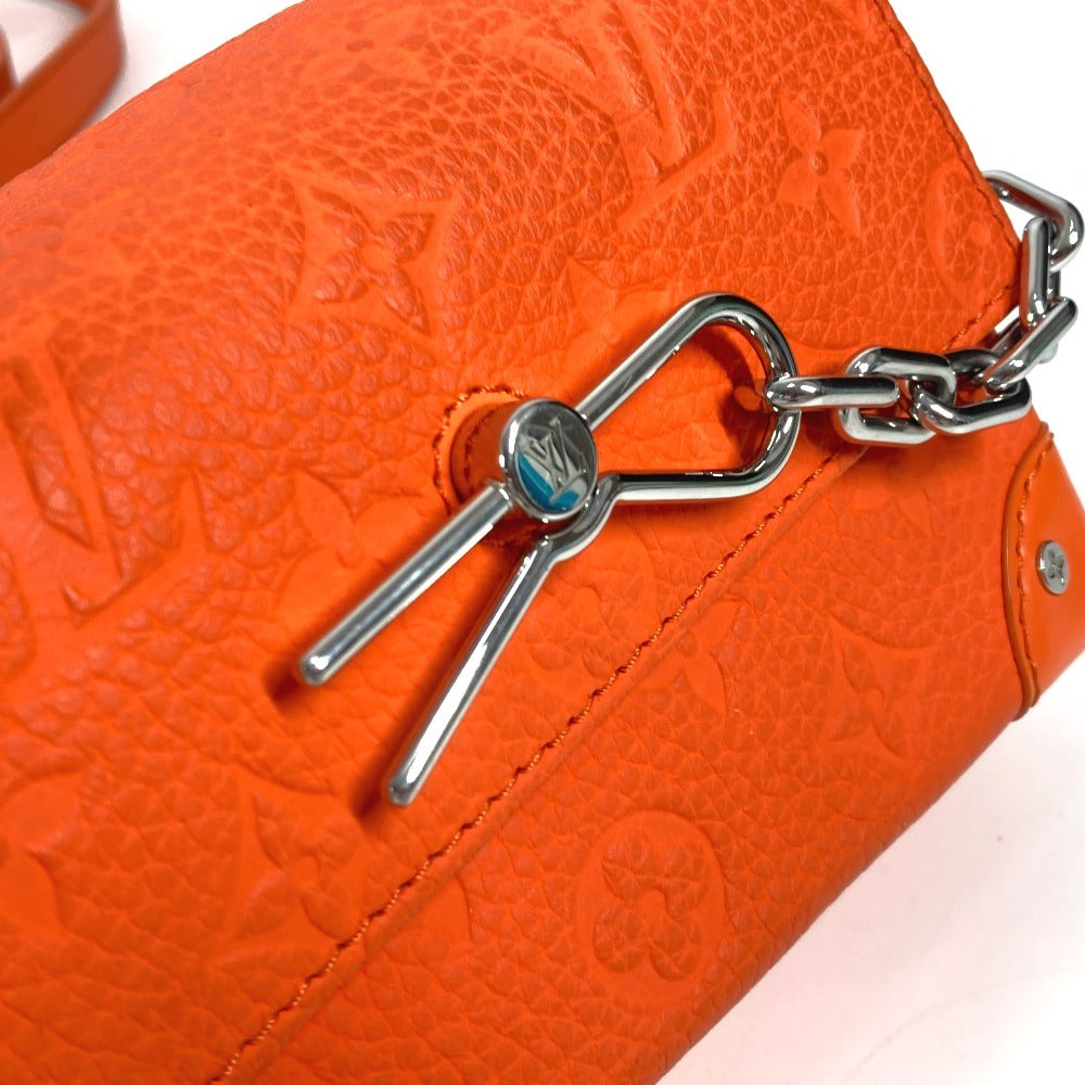 LOUIS VUITTON M82916 トリヨンモノグラム スティーマー ウェアラブル ウォレット カバン 斜め掛け ポシェット ショルダーバッグ トリヨンレザー レディース オレンジ - brandshop-reference