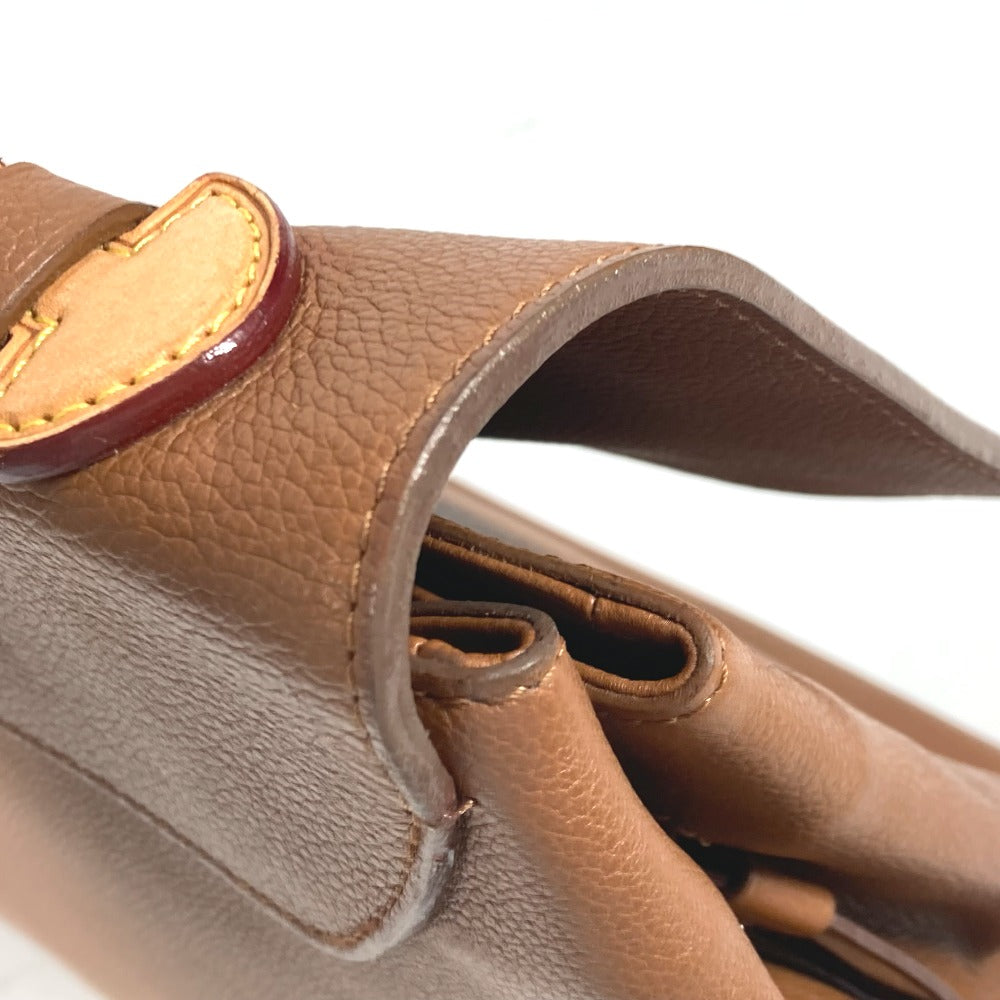 LOUIS VUITTON ロックミー MM カバン トートバッグ 肩掛け フラップ ショルダーバッグ レザー レディース ブラウン - brandshop-reference