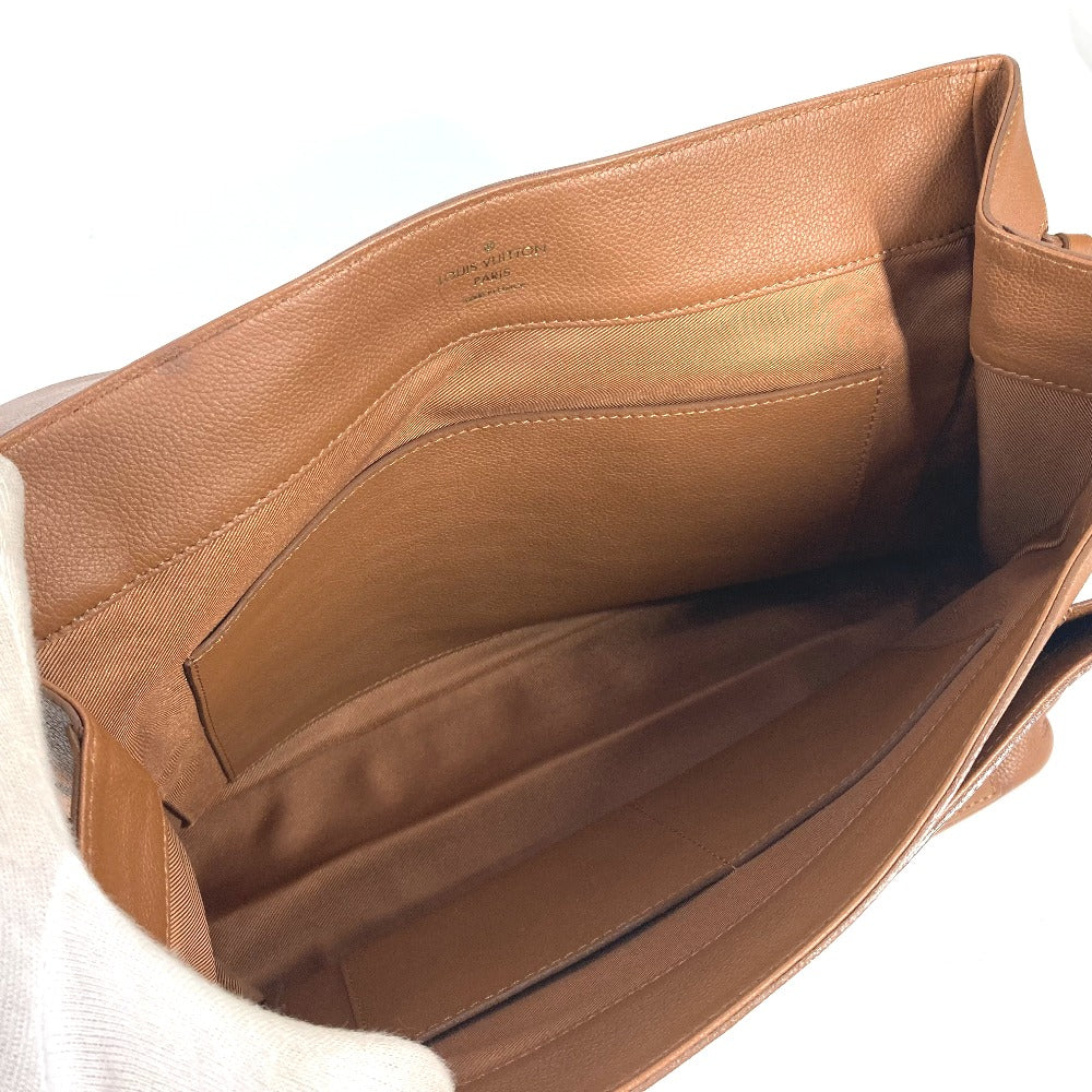 LOUIS VUITTON ロックミー MM カバン トートバッグ 肩掛け フラップ ショルダーバッグ レザー レディース ブラウン - brandshop-reference