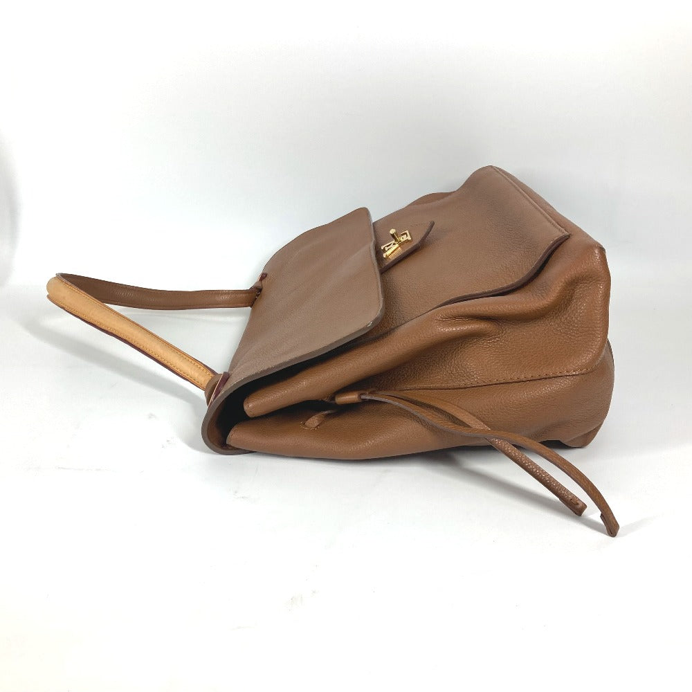 LOUIS VUITTON ロックミー MM カバン トートバッグ 肩掛け フラップ ショルダーバッグ レザー レディース ブラウン - brandshop-reference