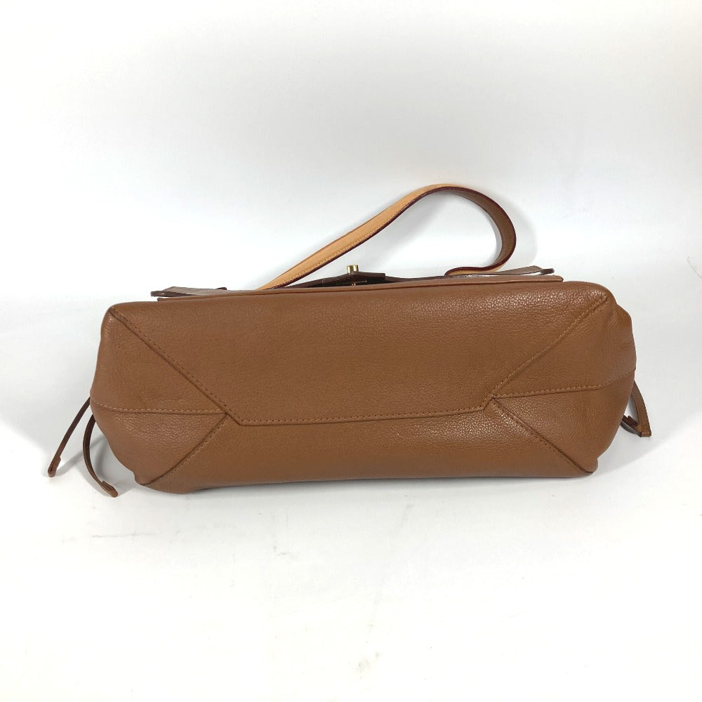 LOUIS VUITTON ロックミー MM カバン トートバッグ 肩掛け フラップ ショルダーバッグ レザー レディース ブラウン - brandshop-reference