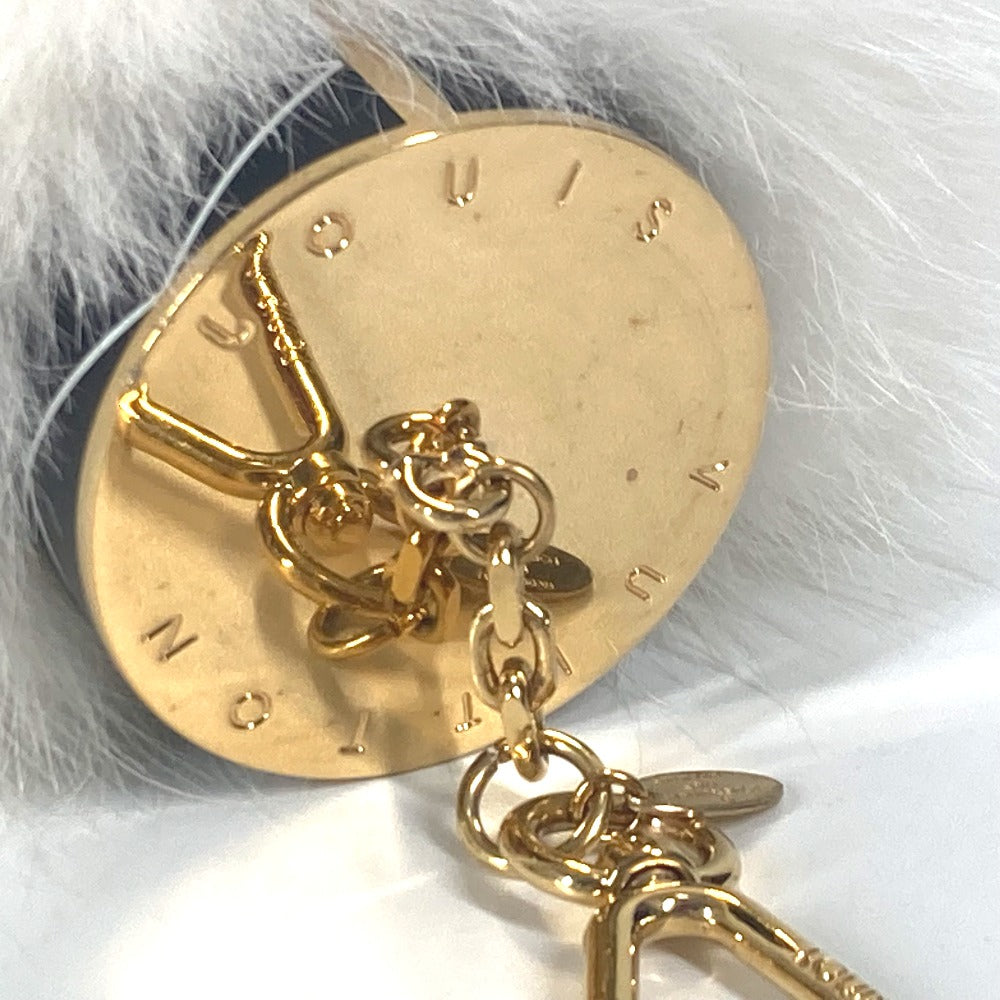 LOUIS VUITTON M67369  ファー ハート ロゴ バッグチャーム・ファジーV バッグチャーム アクセサリー キーホルダー ファー レディース ホワイト - brandshop-reference