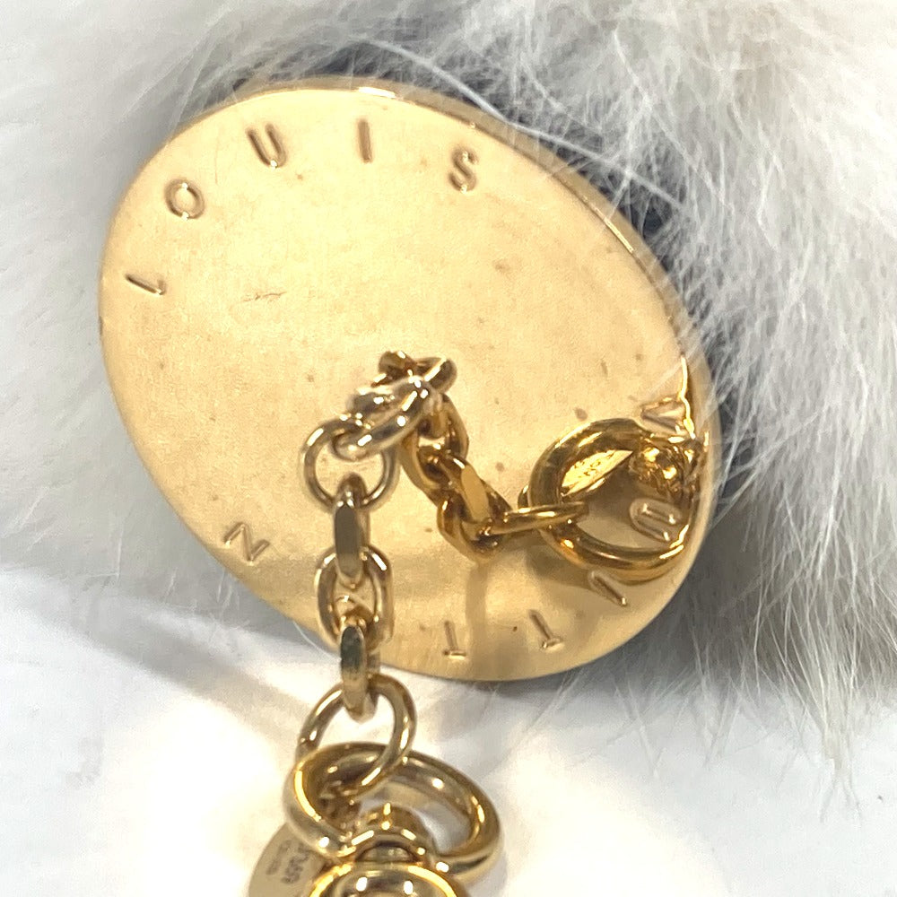 LOUIS VUITTON M67369  ファー ハート ロゴ バッグチャーム・ファジーV バッグチャーム アクセサリー キーホルダー ファー レディース ホワイト - brandshop-reference