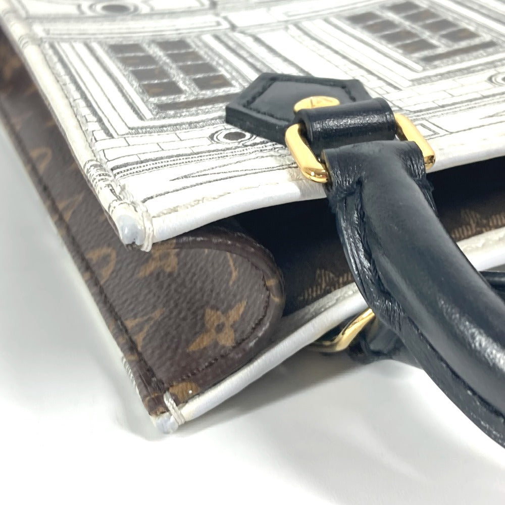 LOUIS VUITTON M80991 フォルナセッティコラボ プティット サックプラ カバン 斜め掛け ハンドバッグ ポシェット 2WAYバッグ ショルダーバッグ レザー レディース ホワイト - brandshop-reference