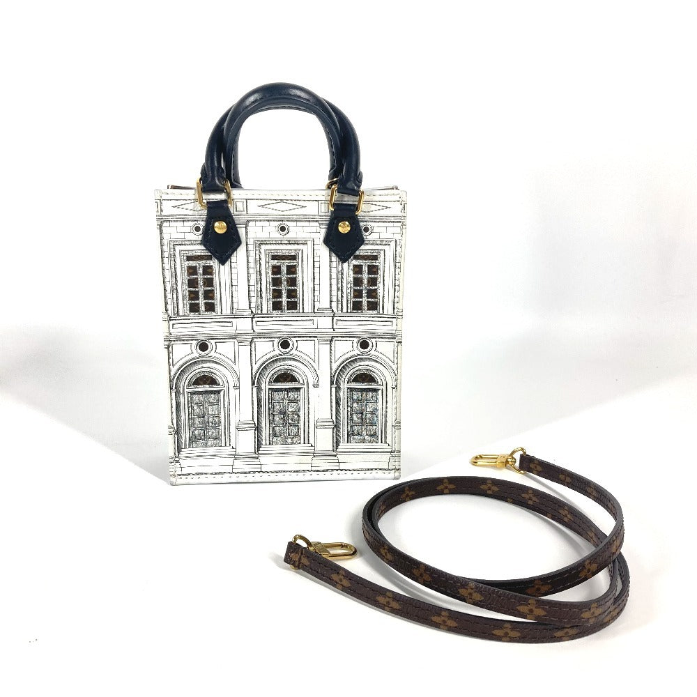 LOUIS VUITTON M80991 フォルナセッティコラボ プティット サックプラ カバン 斜め掛け ハンドバッグ ポシェット 2WAYバッグ ショルダーバッグ レザー レディース ホワイト - brandshop-reference