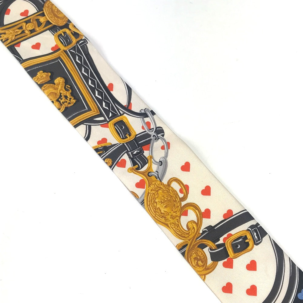 HERMES ツイリー ツィリー ブリッド・ドゥ・ガラ・ラヴ ハート バンドースカーフ スカーフ シルク レディース オレンジ - brandshop-reference