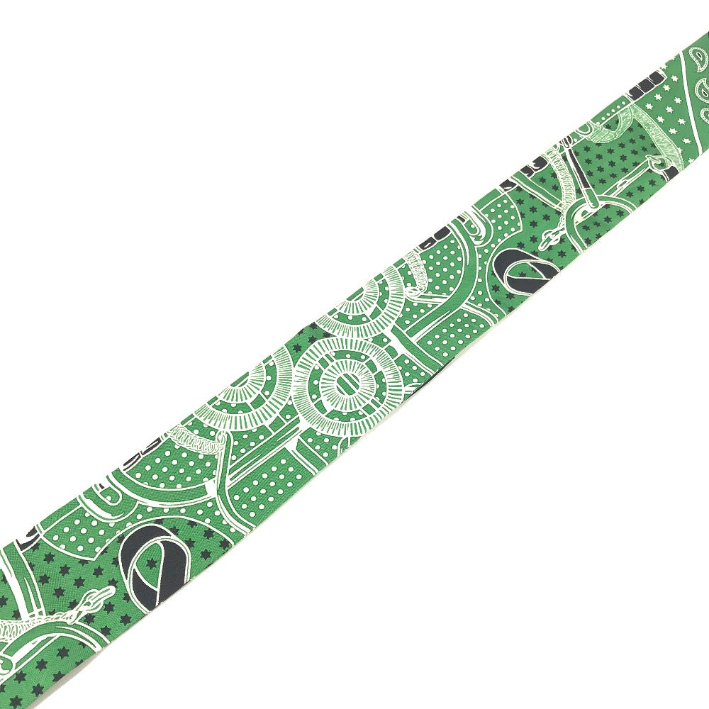HERMES ツイリー ツィリー エプロン・ドール・バンダナ バンドースカーフ スカーフ シルク レディース グリーン - brandshop-reference