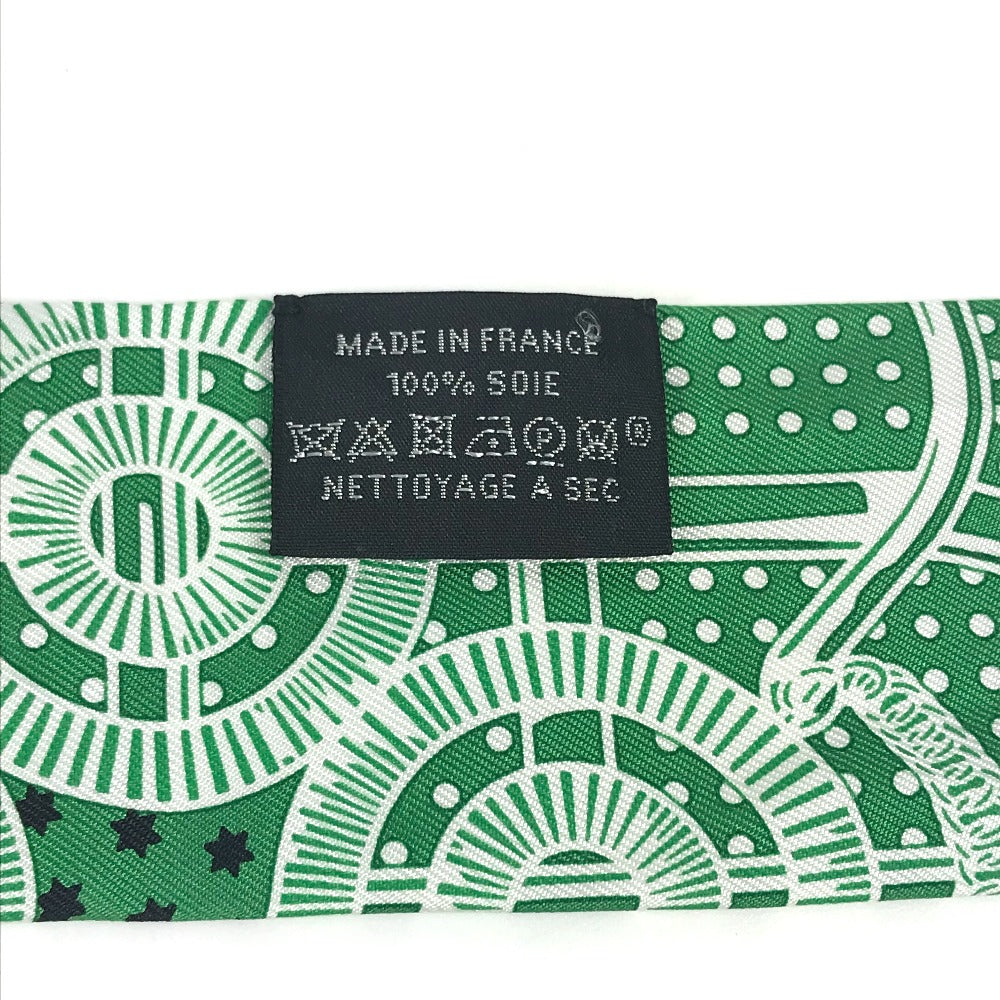 HERMES ツイリー ツィリー エプロン・ドール・バンダナ バンドースカーフ スカーフ シルク レディース グリーン - brandshop-reference