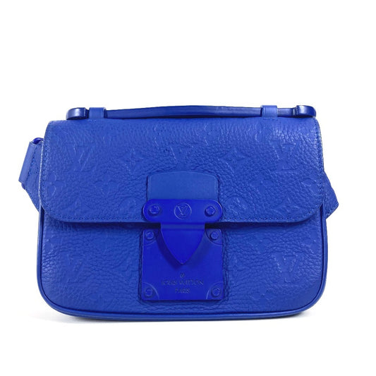 LOUIS VUITTON M58486 モノグラムトリヨン Sロックスリングバッグ カバン ベルトバッグ クロス ショルダーバッグ ボディバッグ トリヨンレザー ユニセックス ブルー - brandshop-reference