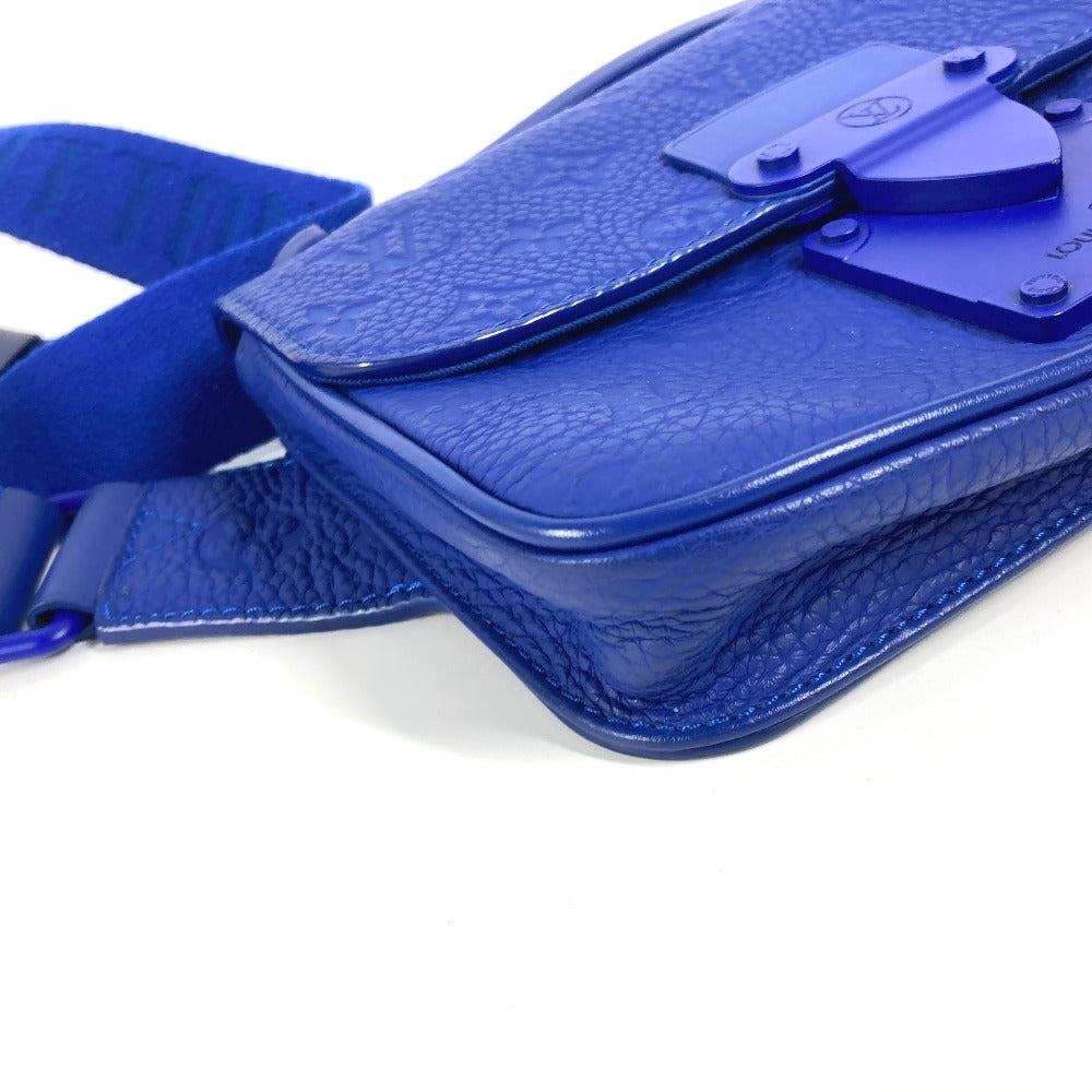 LOUIS VUITTON M58486 モノグラムトリヨン Sロックスリングバッグ カバン ベルトバッグ クロス ショルダーバッグ ボディバッグ トリヨンレザー ユニセックス ブルー - brandshop-reference