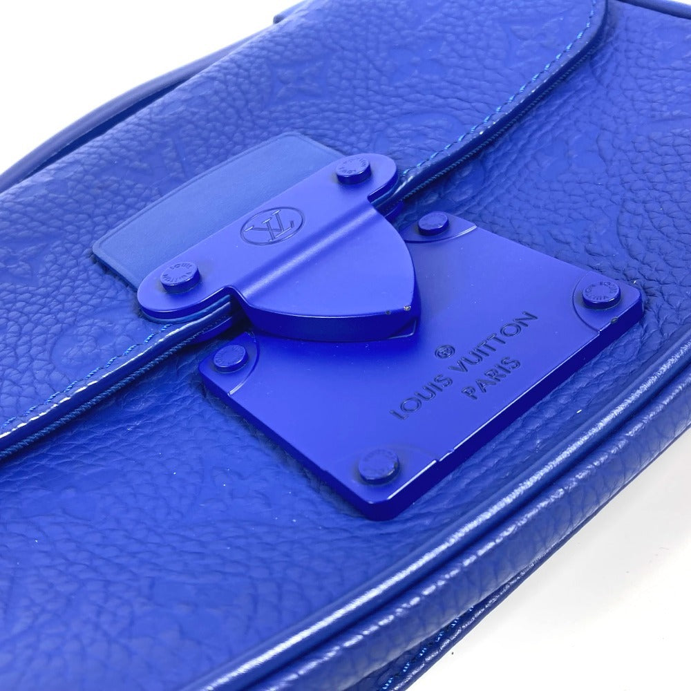 LOUIS VUITTON M58486 モノグラムトリヨン Sロックスリングバッグ カバン ベルトバッグ クロス ショルダーバッグ ボディバッグ トリヨンレザー ユニセックス ブルー - brandshop-reference