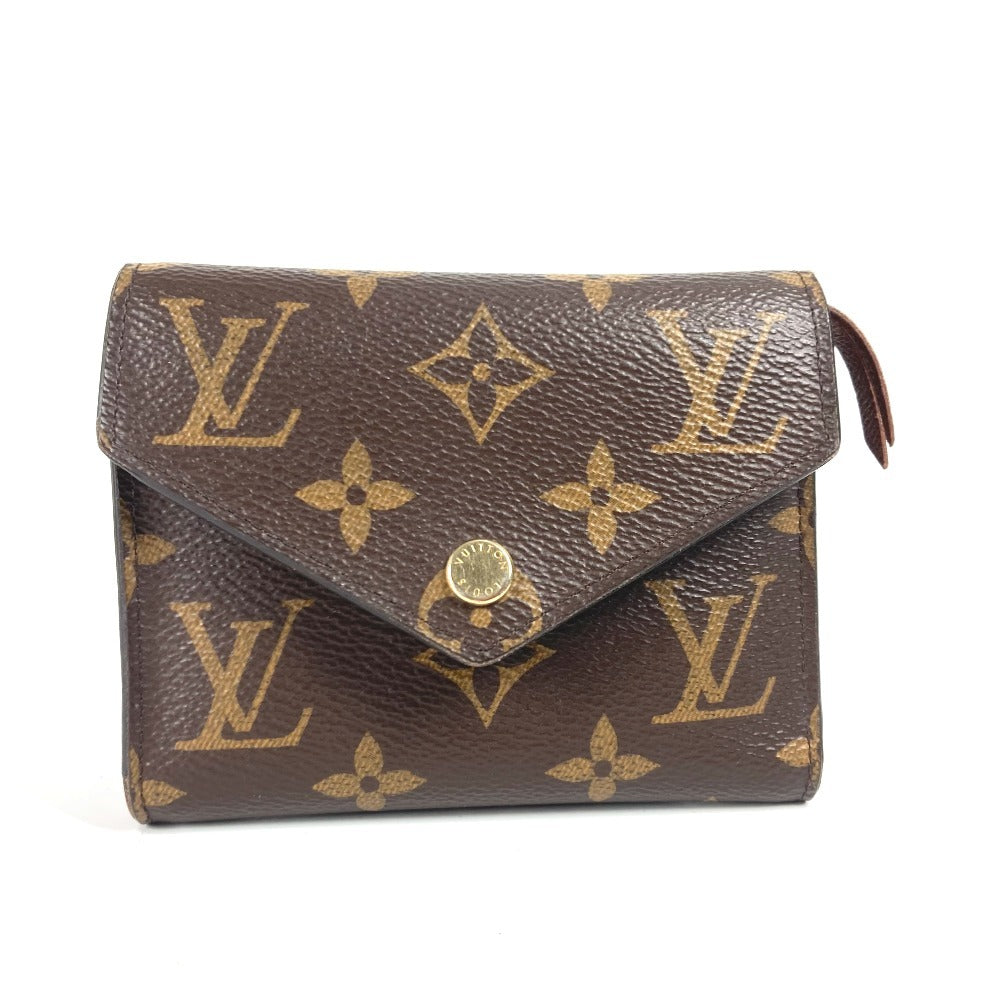 LOUIS VUITTON M62472 モノグラム ポルトフォイユ・ヴィクトリーヌ コンパクトウォレット 3つ折り財布 モノグラムキャンバス ユニセックス ブラウン - brandshop-reference