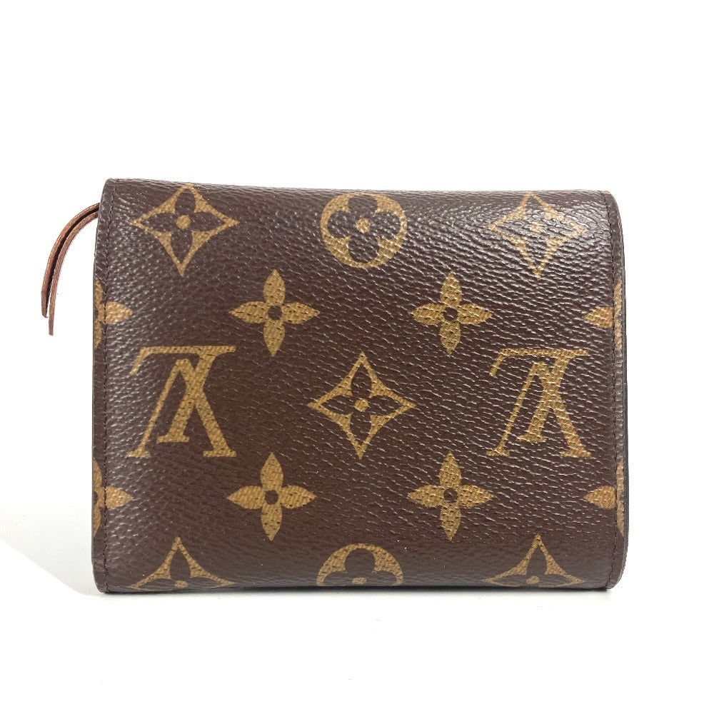 LOUIS VUITTON M62472 モノグラム ポルトフォイユ・ヴィクトリーヌ コンパクトウォレット 3つ折り財布 モノグラムキャンバス ユニセックス ブラウン - brandshop-reference
