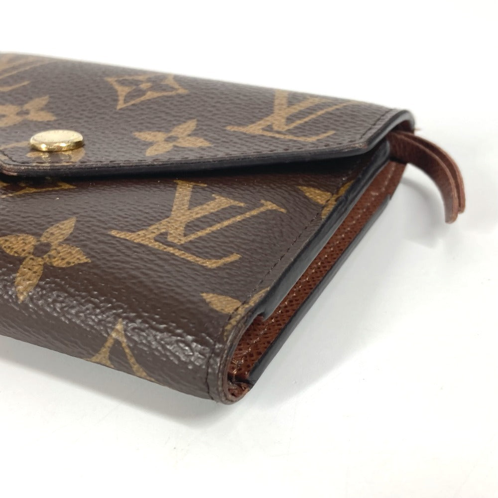LOUIS VUITTON M62472 モノグラム ポルトフォイユ・ヴィクトリーヌ コンパクトウォレット 3つ折り財布 モノグラムキャンバス ユニセックス ブラウン - brandshop-reference