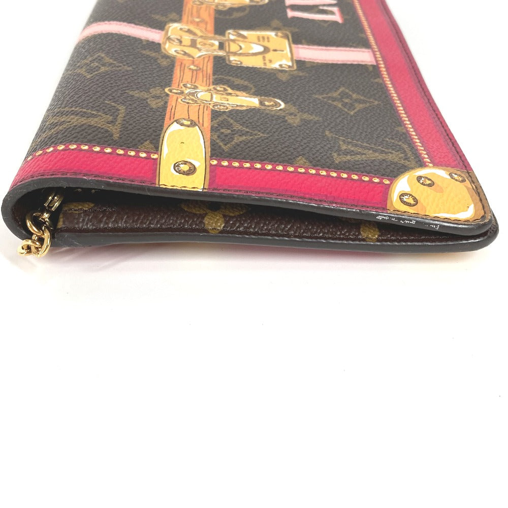 LOUIS VUITTON M62456 2018サマートランク ポシェット・ウィークエンド クラッチバッグ ショルダーバッグ チェーンウォレット 長財布 長財布 モノグラムキャンバス レディース ブラウン - brandshop-reference