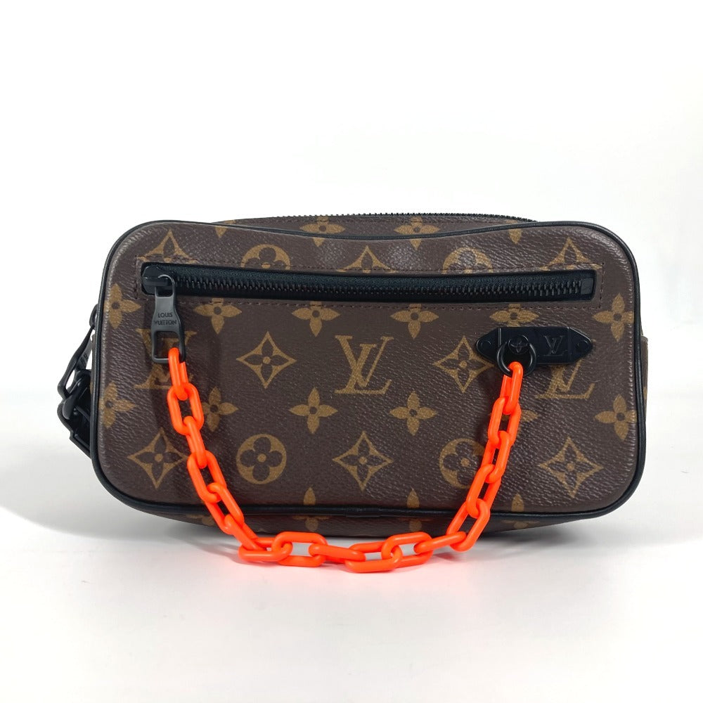 LOUIS VUITTON M44458  モノグラムソーラー ポシェット・ヴォルガ クラッチバッグ カバン ポーチ チェーン ストラップ付 セカンドバッグ モノグラムキャンバス ユニセックス ブラウン - brandshop-reference