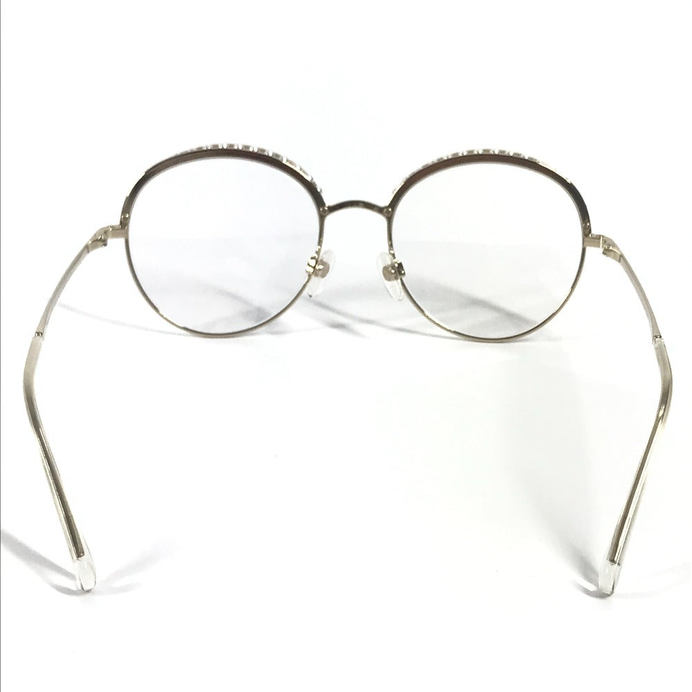 CHANEL 4247-H フェイクパール ファッション小物 アイウェア 眼鏡 メガネ ラウンド クリア サングラス メタル レディース ゴールド - brandshop-reference