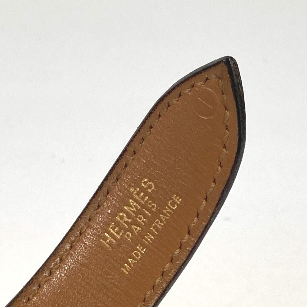 HERMES ヴィンテージ ロゴ ベルト ボックスカーフ レディース ブラック - brandshop-reference