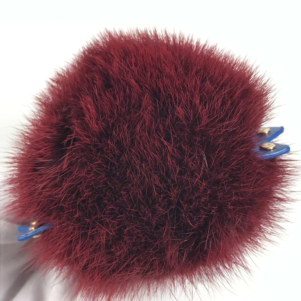 LOUIS VUITTON M65144   トーテム ファー チャーム  バッグチャーム  キーホルダー ファー ユニセックス ワインレッド - brandshop-reference