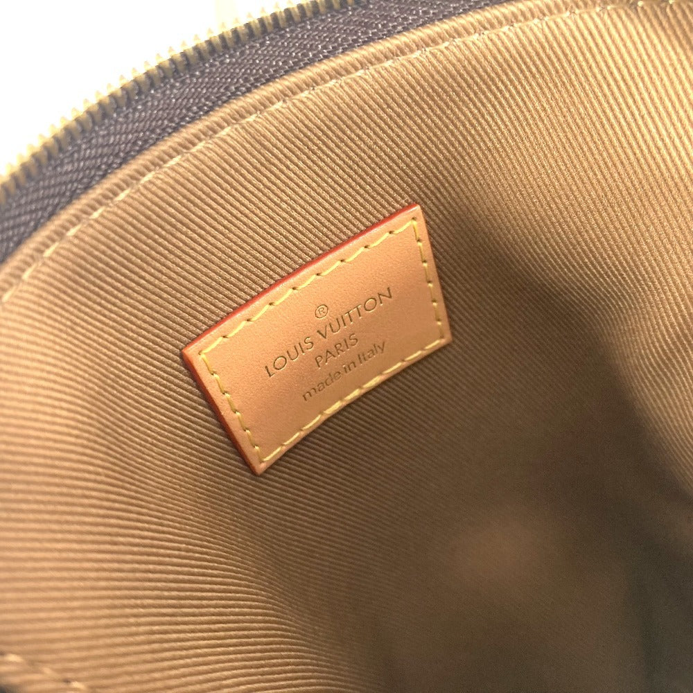 LOUIS VUITTON M80746 モノグラム ユーティリティ クロスボディ 斜め掛け ポシェット チェーンバッグ ポーチ ショルダーバッグ モノグラムキャンバス ユニセックス ブラウン - brandshop-reference