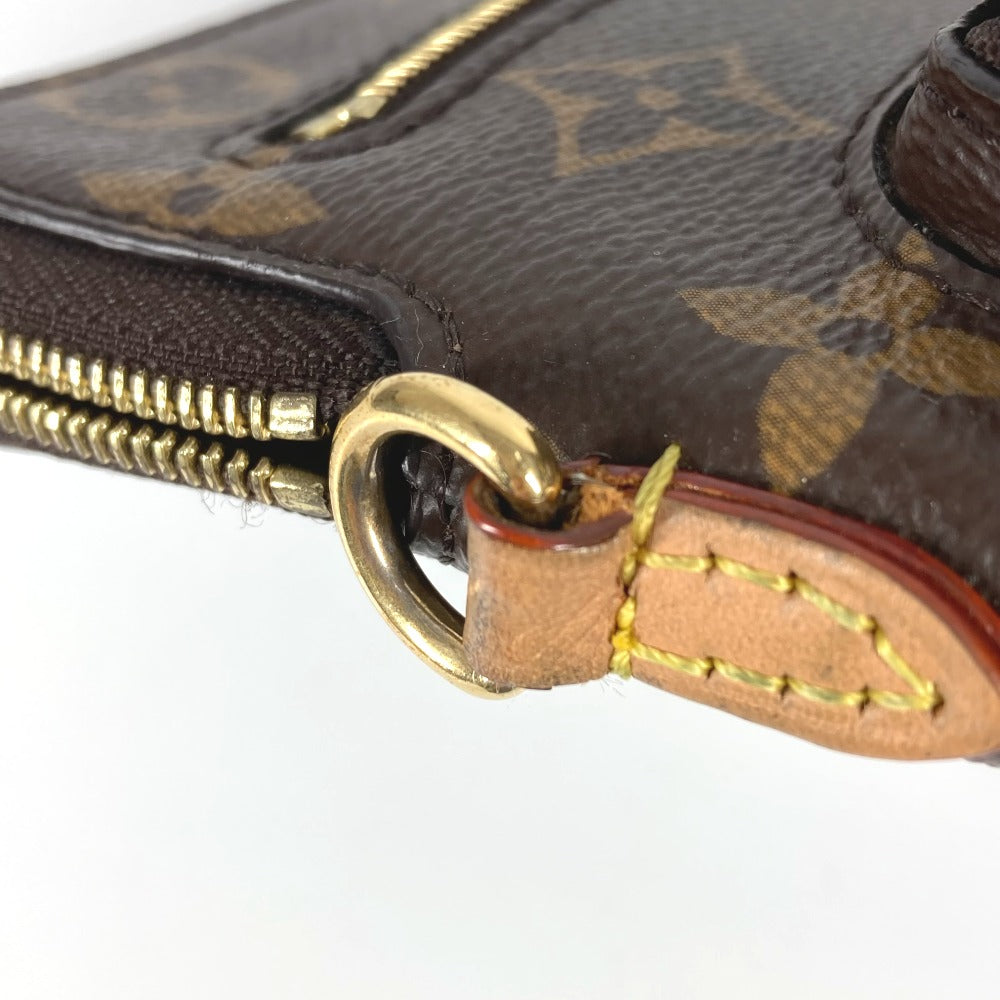LOUIS VUITTON M80746 モノグラム ユーティリティ クロスボディ 斜め掛け ポシェット チェーンバッグ ポーチ ショルダーバッグ モノグラムキャンバス ユニセックス ブラウン - brandshop-reference