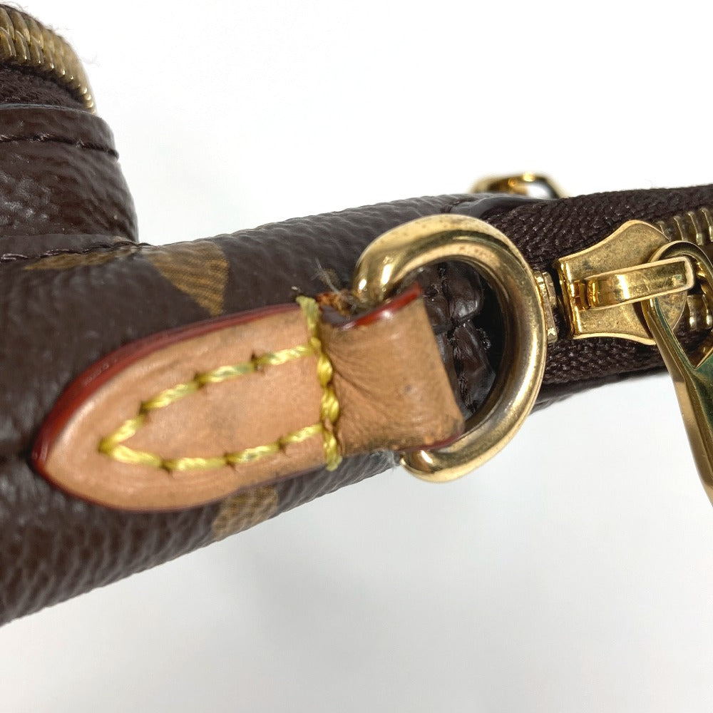 LOUIS VUITTON M80746 モノグラム ユーティリティ クロスボディ 斜め掛け ポシェット チェーンバッグ ポーチ ショルダーバッグ モノグラムキャンバス ユニセックス ブラウン - brandshop-reference