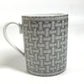 HERMES 300ml マグカップ マグ 〈モザイク 24〉 プラチナ コップ 食器 インテリア マグカップ 陶器 ユニセックス グレー - brandshop-reference