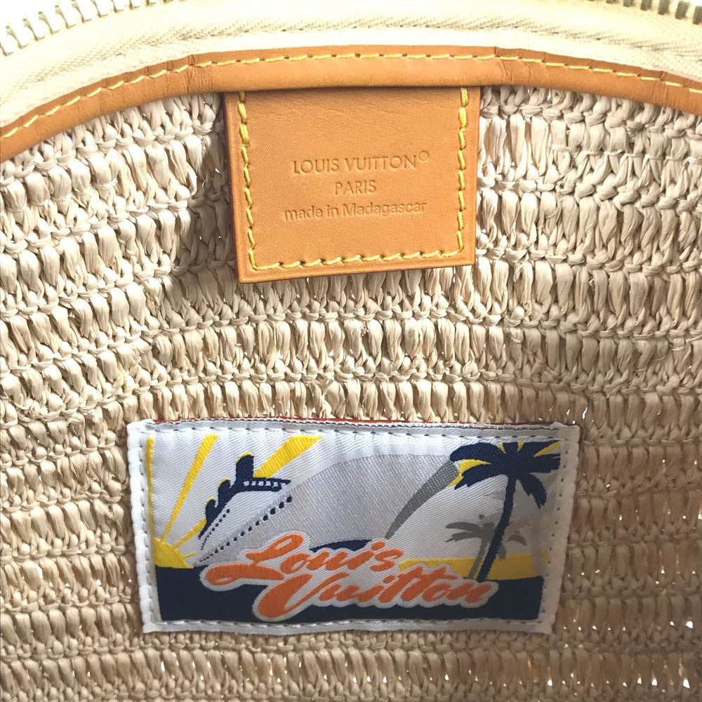LOUIS VUITTON M14457 LV Logo Speedy Bandoulière 30 2WAY Bag Shoulder Bag Crossbody Bag Mini Boston Bag Handbag Raffia Unisex Natural Beige Beige