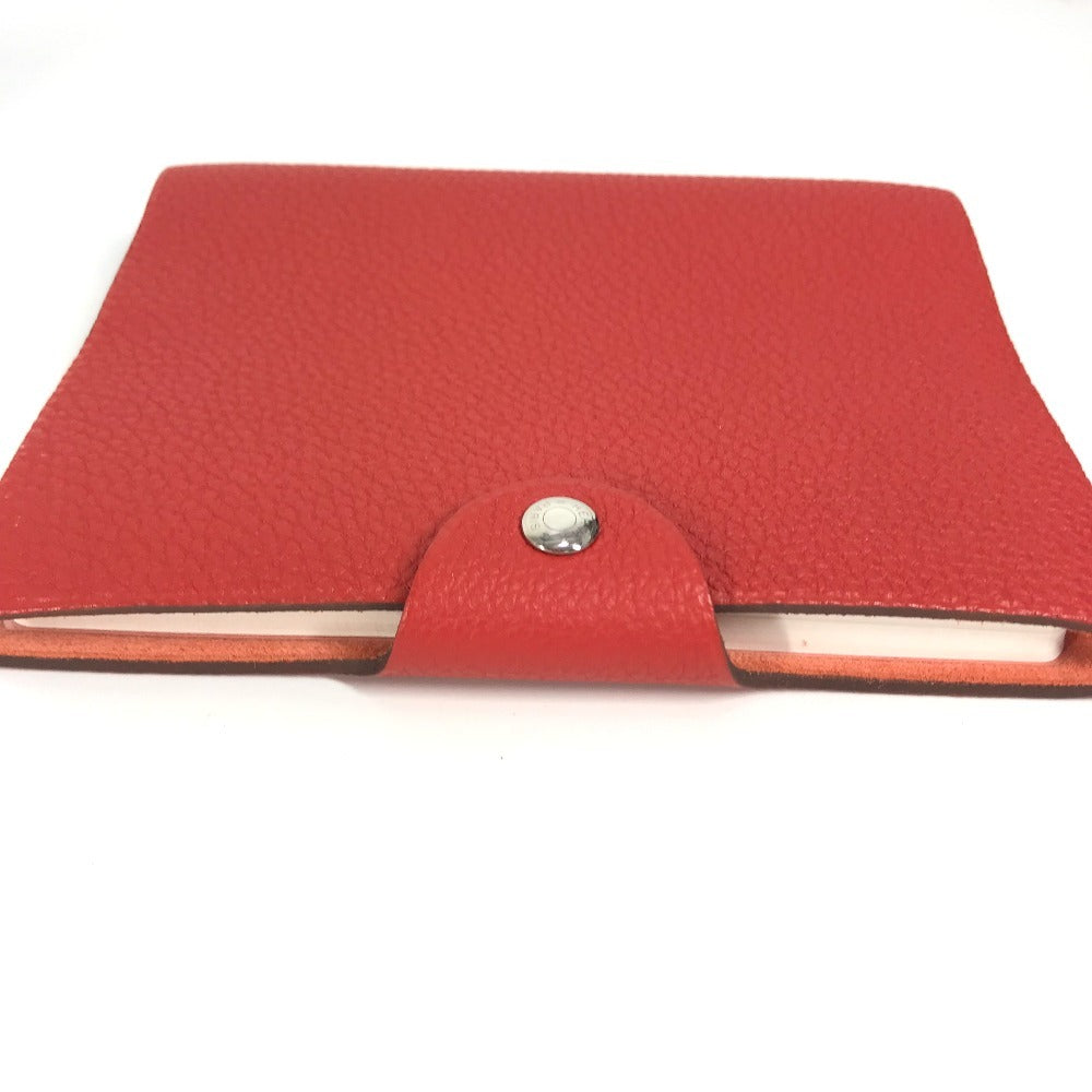 HERMES ユリスPM ノートカバー メモ帳 ステーショナリー ノートカバー トゴ レディース レッド - brandshop-reference