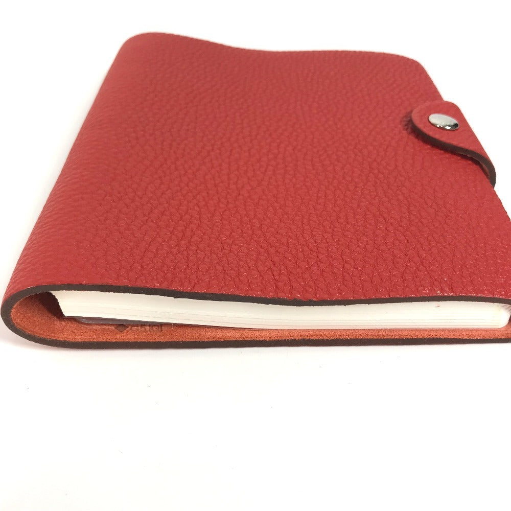 HERMES ユリスPM ノートカバー メモ帳 ステーショナリー ノートカバー トゴ レディース レッド - brandshop-reference