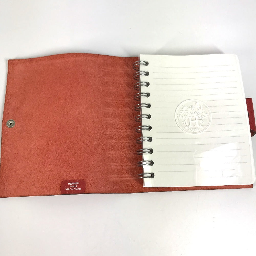 HERMES ユリスPM ノートカバー メモ帳 ステーショナリー ノートカバー トゴ レディース レッド - brandshop-reference
