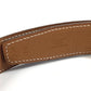 HERMES Hベルト バックルベルト アクセサリー ベルト エプソン レディース ブラック×ゴールド - brandshop-reference